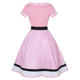 Robe Vintage<br> Grande Taille Rose - Louise Vintage
