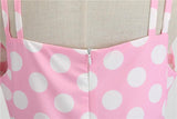 Robe Vintage<br> Rockabilly Rose Pois - Louise Vintage
