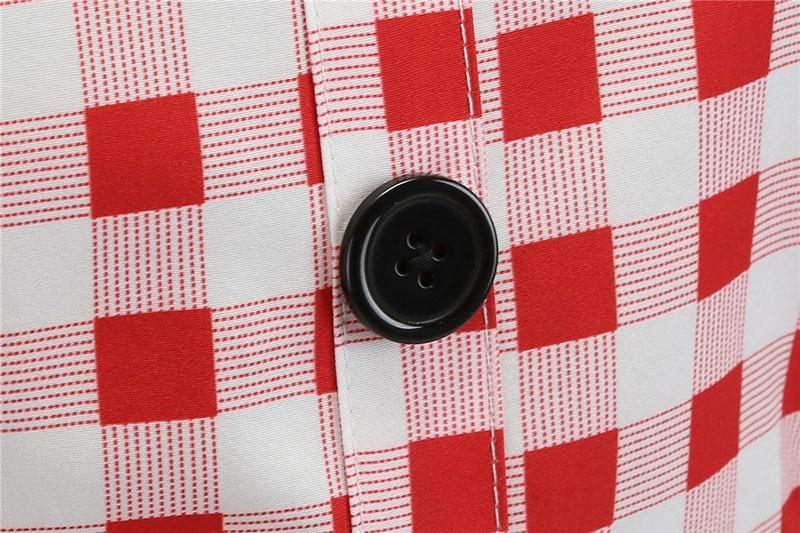 Robe Vintage Rouge et Blanche - Louise Vintage