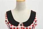 Robe Vintage<br> Rouge et Blanche - Louise Vintage