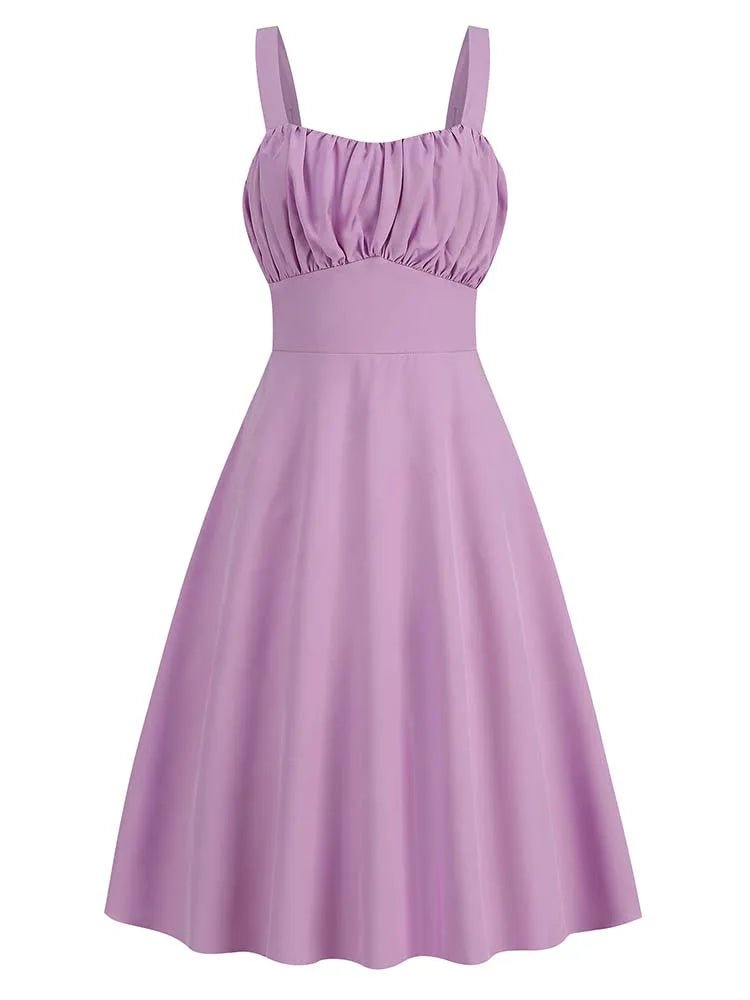 Robe Violette Vintage Année 50 - Louise Vintage