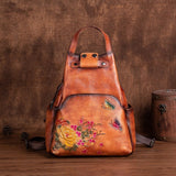 Sac à Dos Femme Style Vintage Marron - Louise Vintage