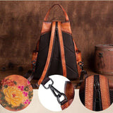 Sac à Dos Femme Style Vintage Marron - Louise Vintage