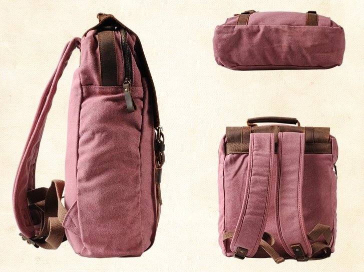 Sac à Dos Homme Vintage Rose - Louise Vintage