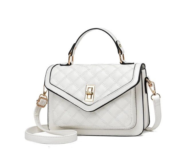 Sac à Main Cuir Vintage Femme Blanc - Louise Vintage