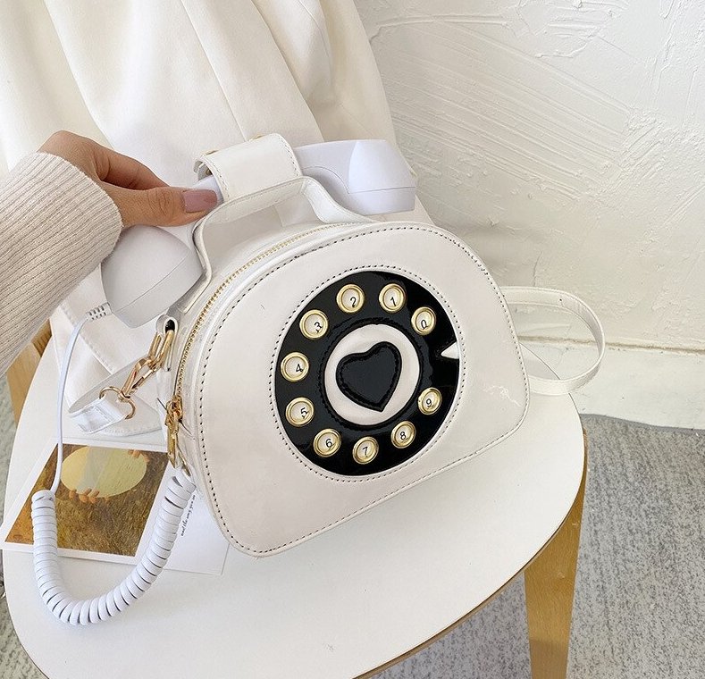 Sac à Main Téléphone Rétro Rouge - Louise Vintage Sac à Main Téléphone Rétro Rouge - Louise Vintage