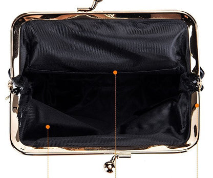 Sac à Main Vintage Cuir Pas Cher Bleu - Louise Vintage