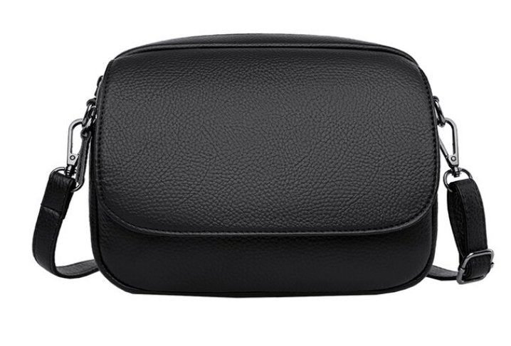 Sac à Main Vintage Cuir Pas Cher Noir - Louise Vintage