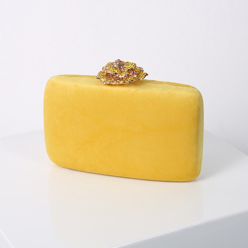 Sac à Main Vintage Style Porte Monnaie Jaune - Louise Vintage