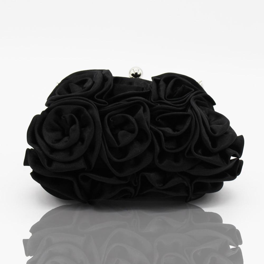 Sac à Main&lt;br&gt; Vintage Roses Noir - Louise Vintage