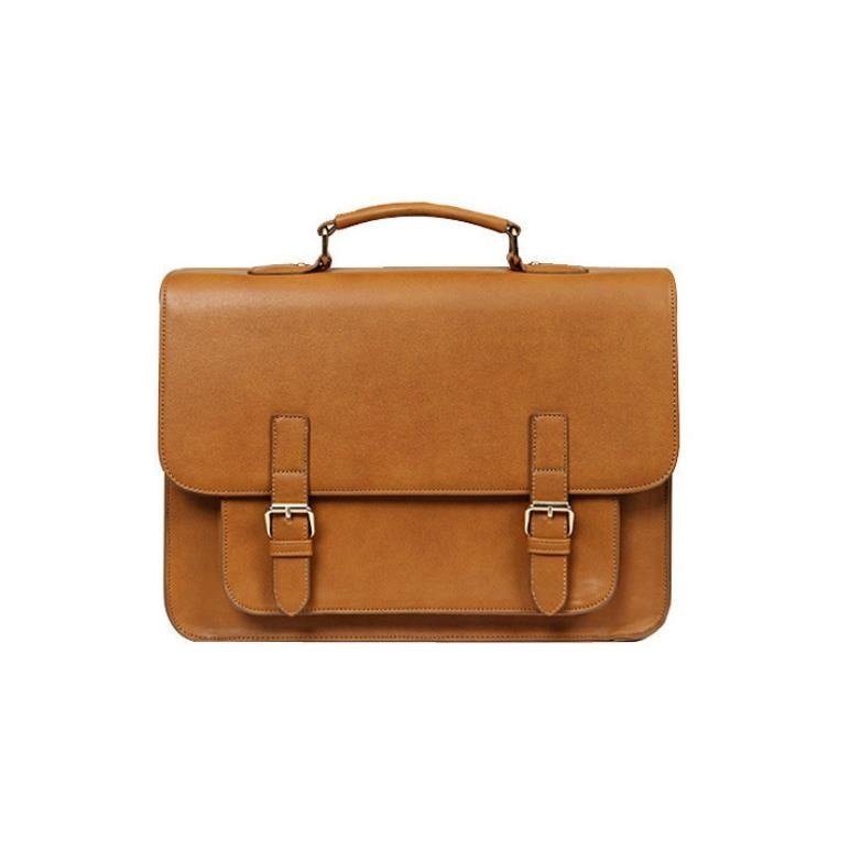 Sac Bandoulière Cartable Vintage Marron - Louise Vintage