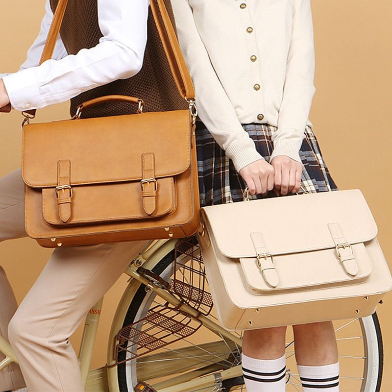 Sac top cartable vintage