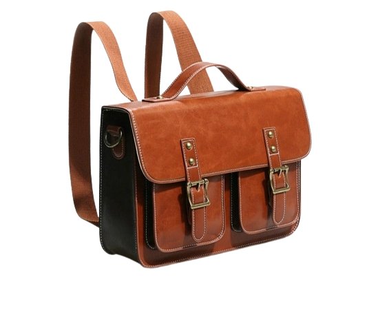 Sac Cartable Femme Vintage Marron - Louise Vintage