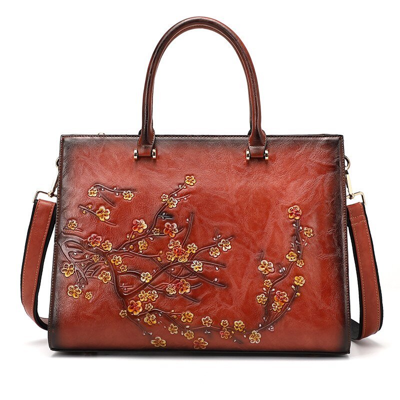 Sac de Cours Vintage Femme Marron - Louise Vintage