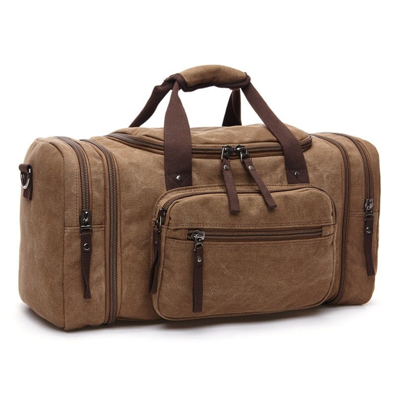 Sac de Voyage Homme Vintage Marron - Louise Vintage