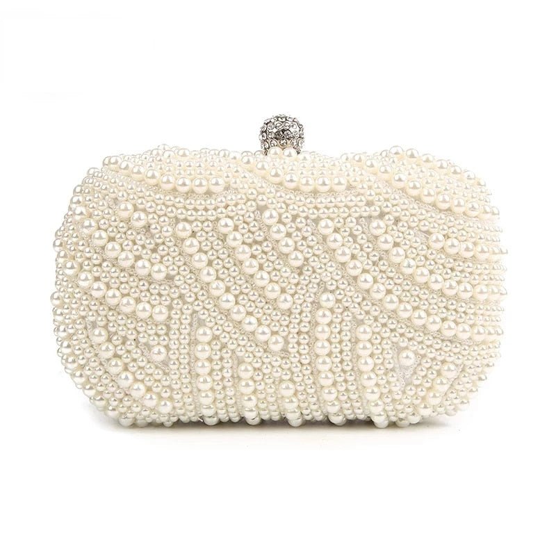 Sac en Perles Vintage Beige - Louise Vintage