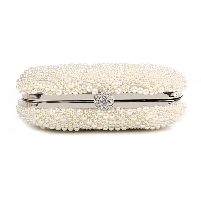 BAIGIO Sac De Soirée Vintage 1920s – Sac à Main Perles Élégant Femme – Pochette Mariage Banquet Fête Avec Bandoulière Amovible