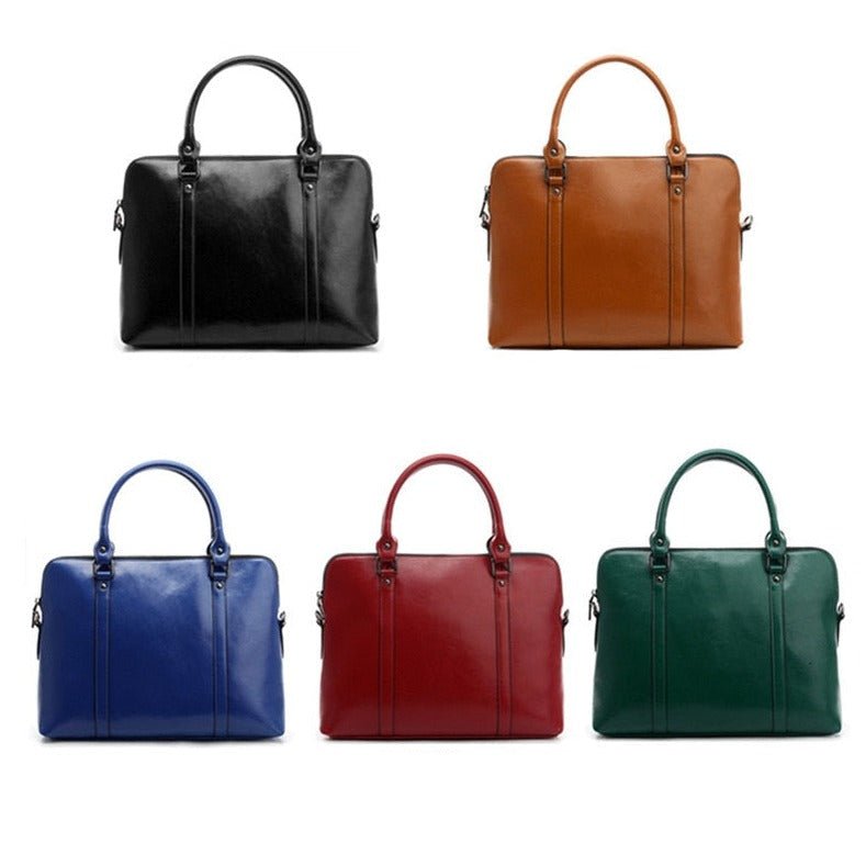 Sac Femme Cuir Vintage Bordeaux - Louise Vintage