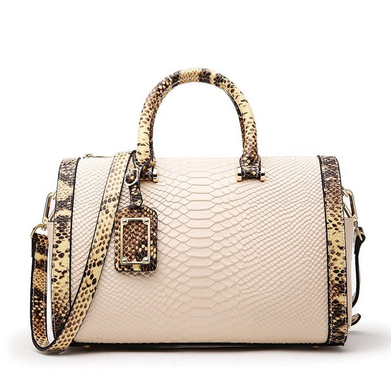 Sac Serpent Vintage Blanc - Louise Vintage