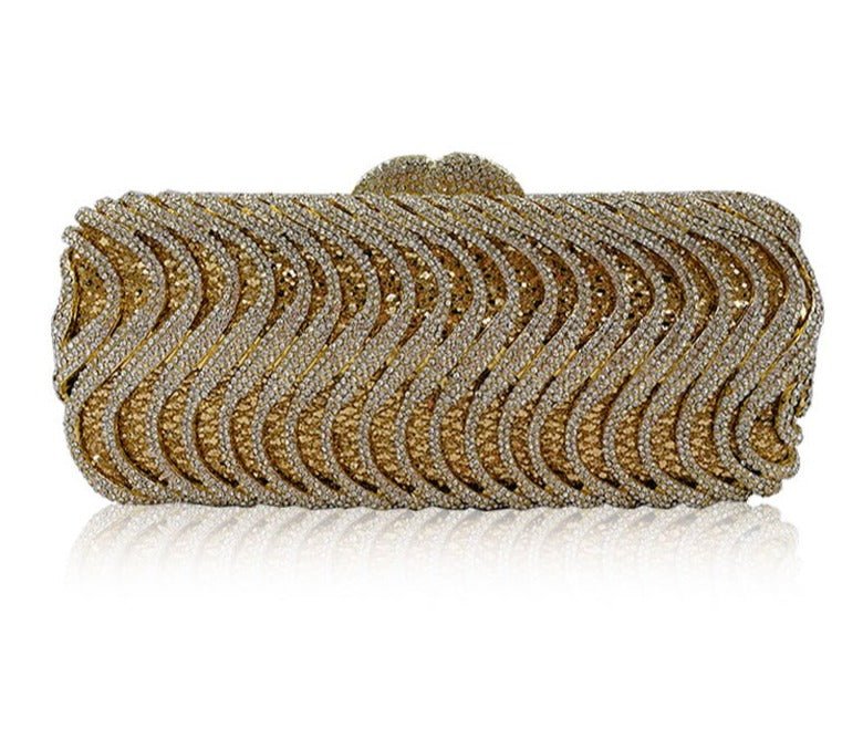 Sac Soirée Doré Vintage - Louise Vintage