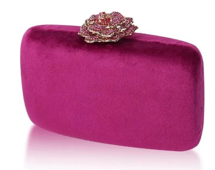 Sac Soirée Pochette Vintage Rose - Louise Vintage