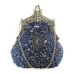 Sac Vintage Années 20 Luxe Bleu - Louise Vintage