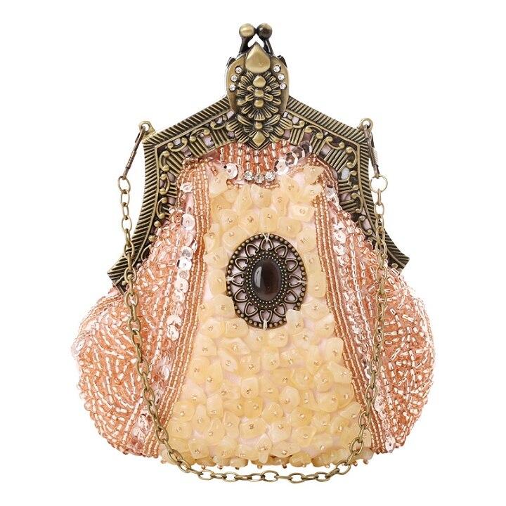 Sac Vintage Années 20 Luxe Champagne - Louise Vintage