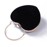 Sac Vintage Coeur Noir - Louise Vintage