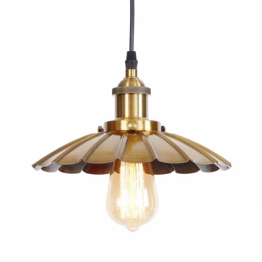 Suspension Coquillage Vintage Or - Louise Vintage