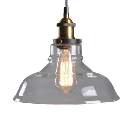 Suspension Vintage Verre 20 cm - Louise Vintage