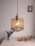 Suspension Vintage Verre Marron - Louise Vintage