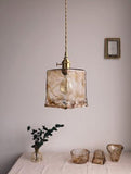Suspension Vintage Verre Marron - Louise Vintage