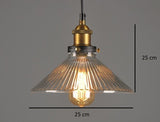 Suspension Vintage Verre Style - Louise Vintage