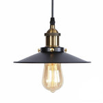 Suspension Vintage<br> Industriel Or Noir - Louise Vintage