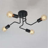 Suspension Vintage<br> Plafonnier 4 ampoules - Louise Vintage