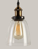 Suspension Vintage<br> Verre 14 cm - Louise Vintage