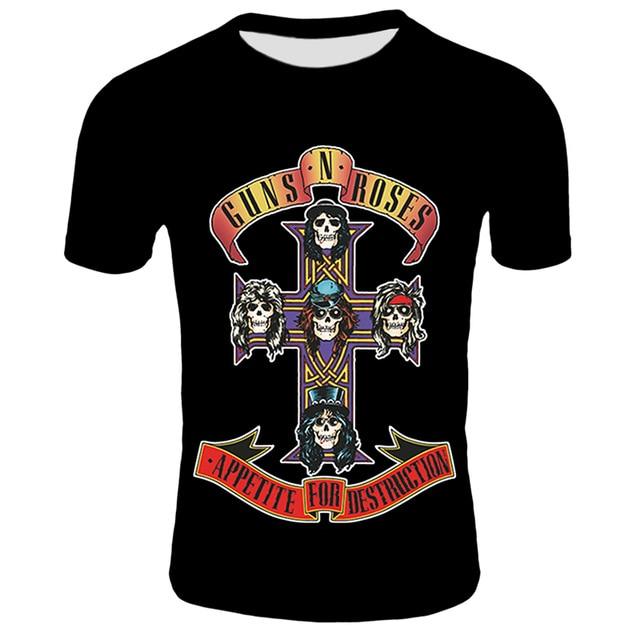 T Shirt Rock&lt;br&gt; Vintage Homme - Louise Vintage
