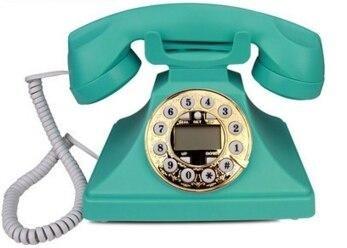 Téléphone Fixe Vintage Compatible Box Vert - Louise Vintage