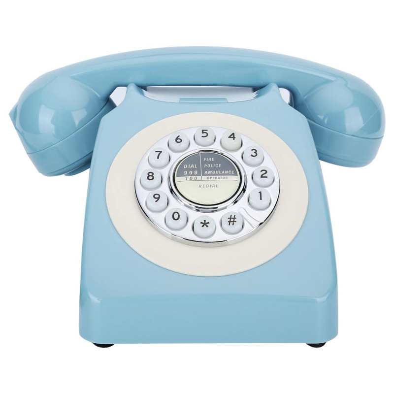 Téléphone Vintage Compatible Box Bleu - Louise Vintage