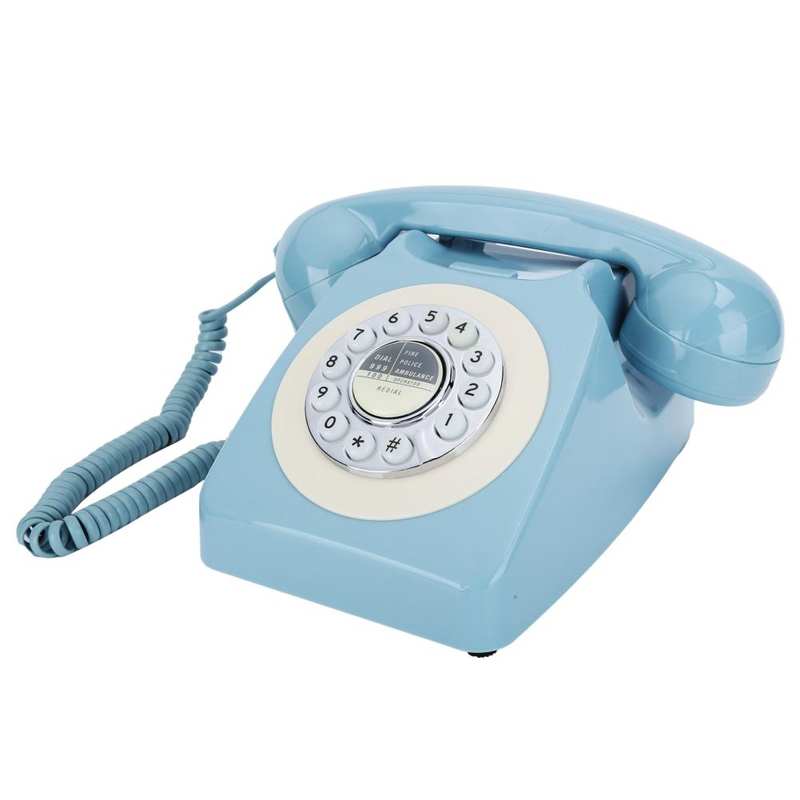 Téléphone Vintage Compatible Box Bleu - Louise Vintage