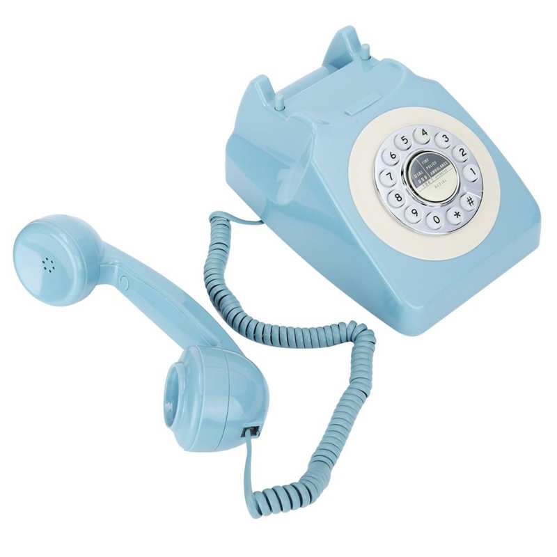 Téléphone Vintage Compatible Box Bleu - Louise Vintage