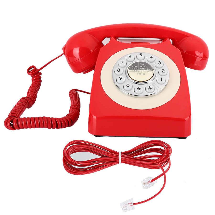 Téléphone Vintage Compatible Box Rouge - Louise Vintage