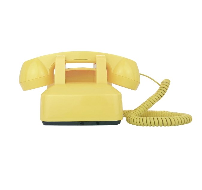 Téléphone Vintage Jaune - Louise Vintage