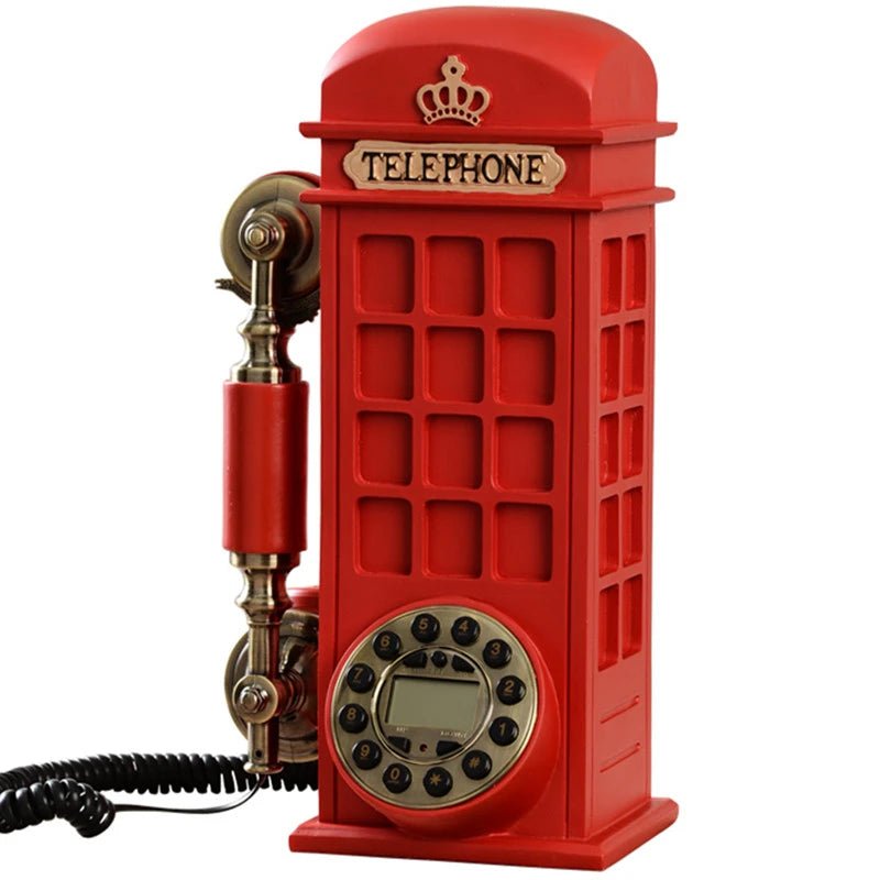 Téléphone Vintage Mains Libres Rouge - Louise Vintage