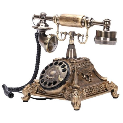 Téléphone vintage a cadran socotel marron - Collection Téléphone vintage a cadran socotel marron - Collection