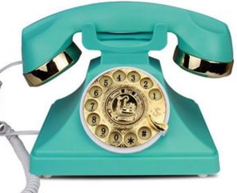 Téléphone Vintage&lt;br&gt; Edition Bleu Canard - Louise Vintage
