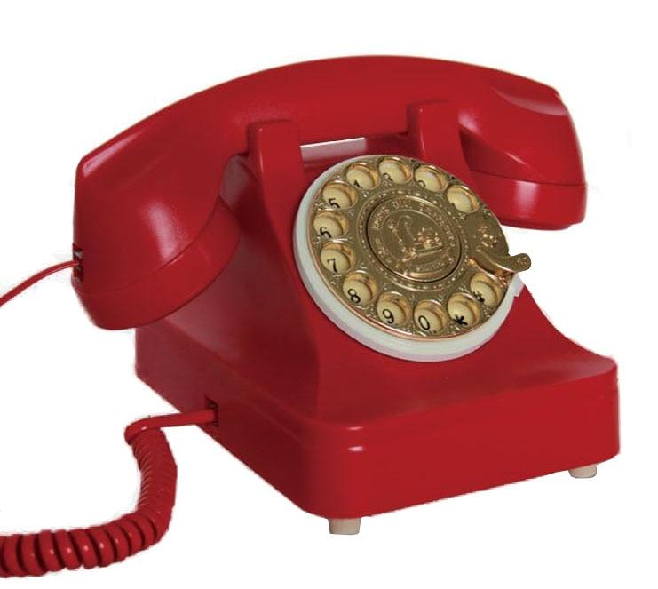 Téléphone Vintage&lt;br&gt; Luxe Rouge - Louise Vintage