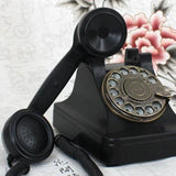 Téléphone Vintage<br> Mains Libres Noir - Louise Vintage
