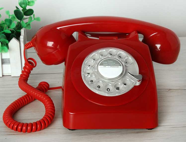 Téléphone Vintage Rouge - Louise Vintage