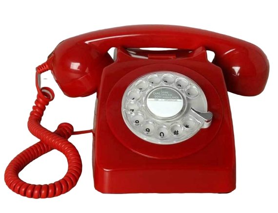 Téléphone Vintage<br> Rouge - Louise Vintage